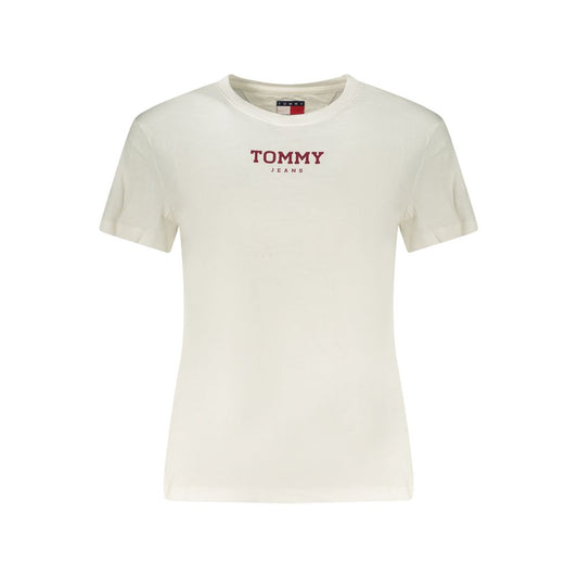 Tommy Hilfiger White Cotton Women T-Shirt