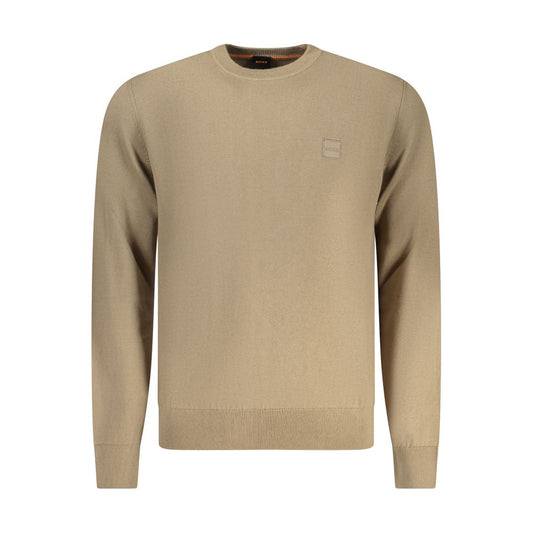 Hugo Boss Marrone Cotton Men Sweater