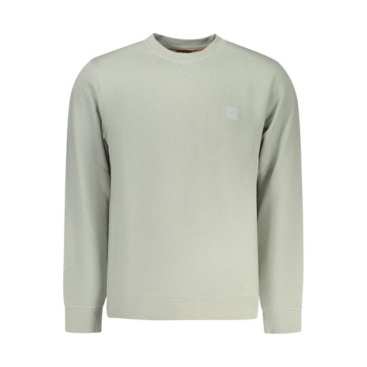 Hugo Boss Verde Cotton Men Sweatshirt
