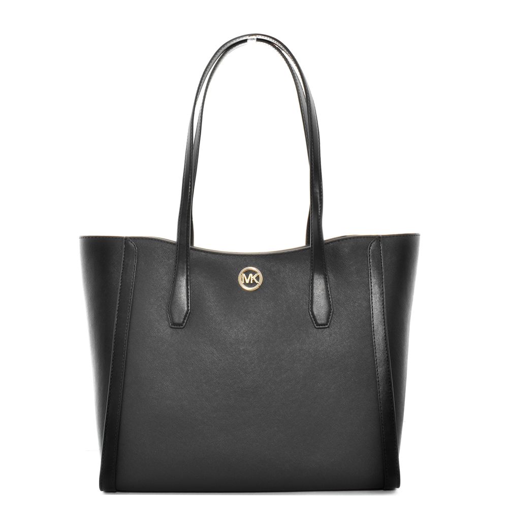 Michael Kors Black Canvas Tote Bag