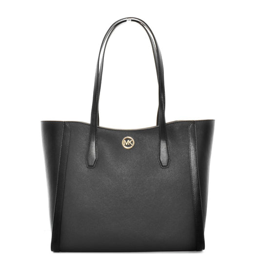Michael Kors Black Canvas Tote Bag