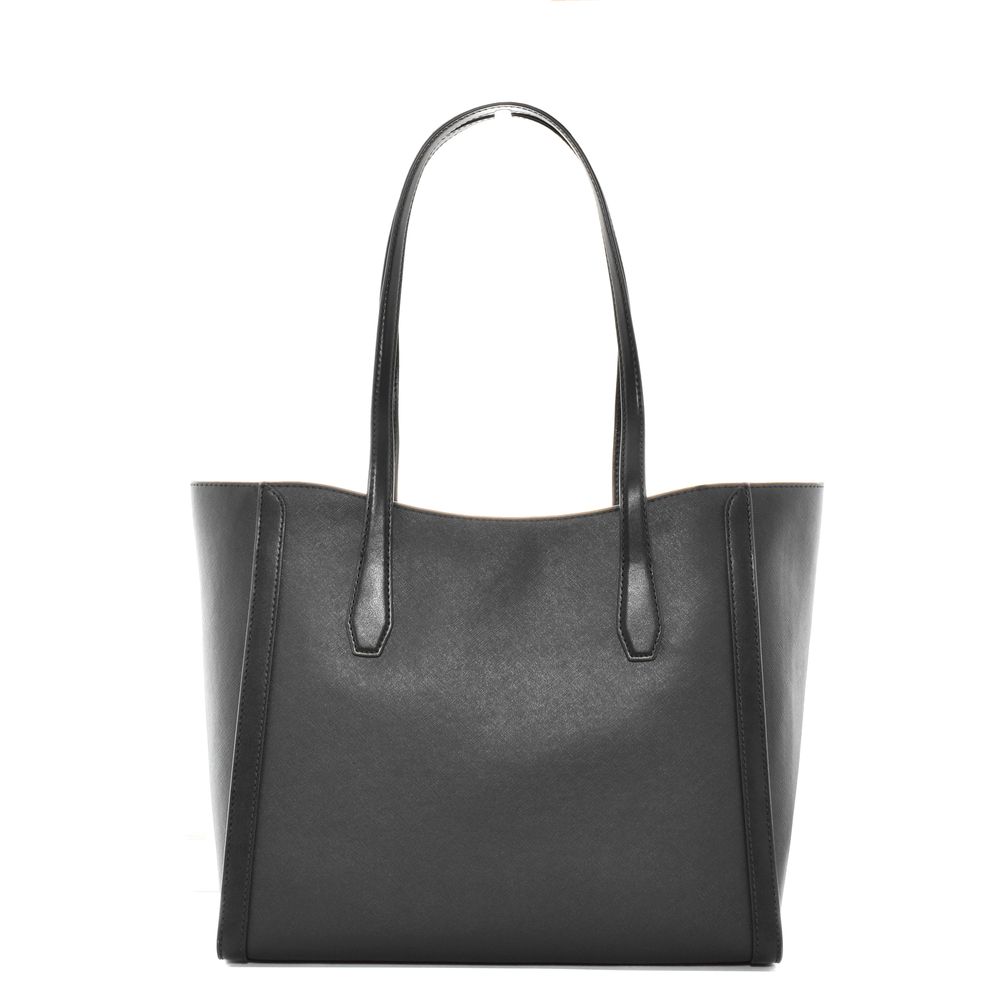 Michael Kors Black Canvas Tote Bag