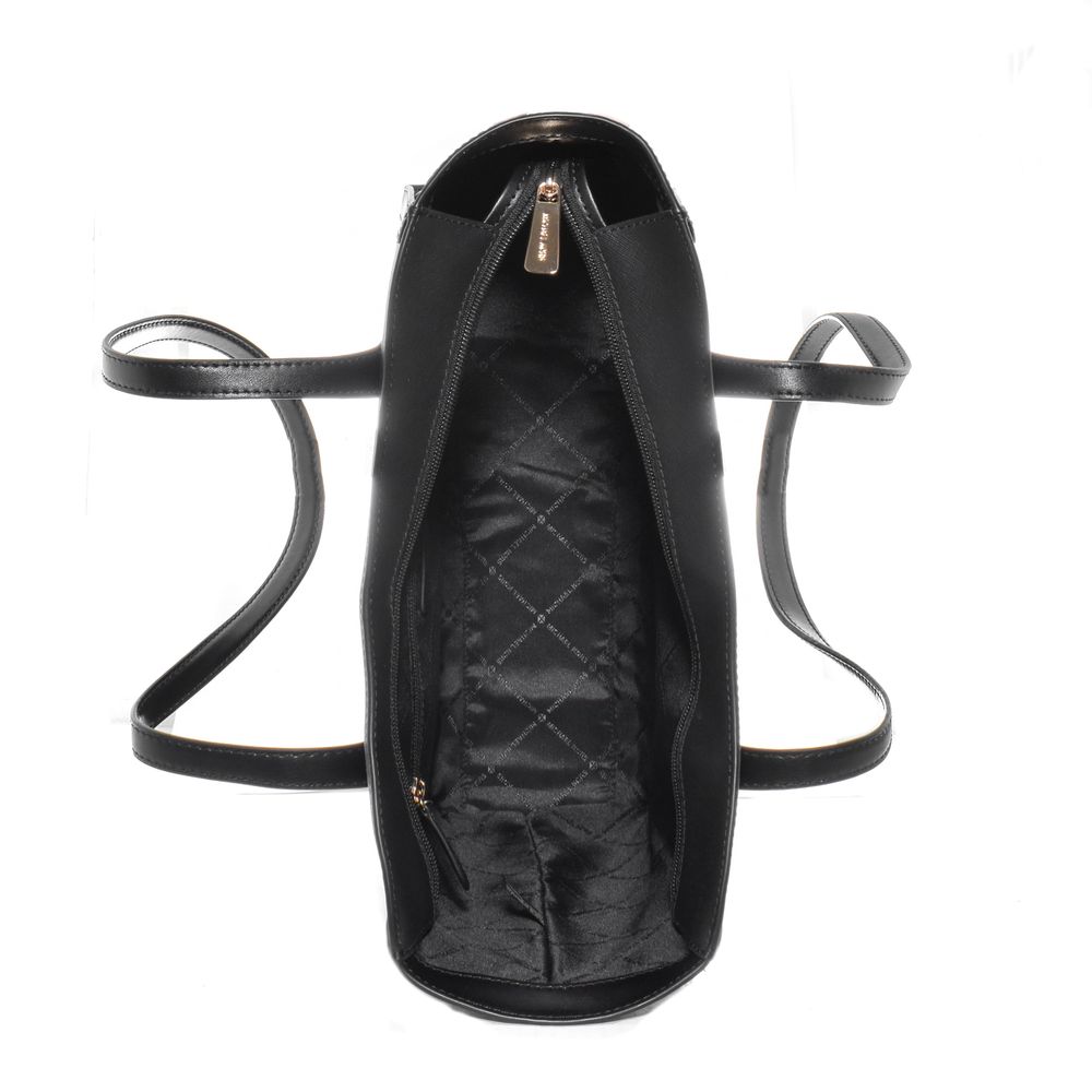 Michael Kors Black Canvas Tote Bag