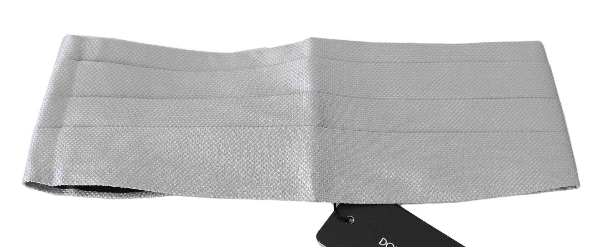 Dolce & Gabbana Elegant Silk Gray Cummerbund - KALAJ