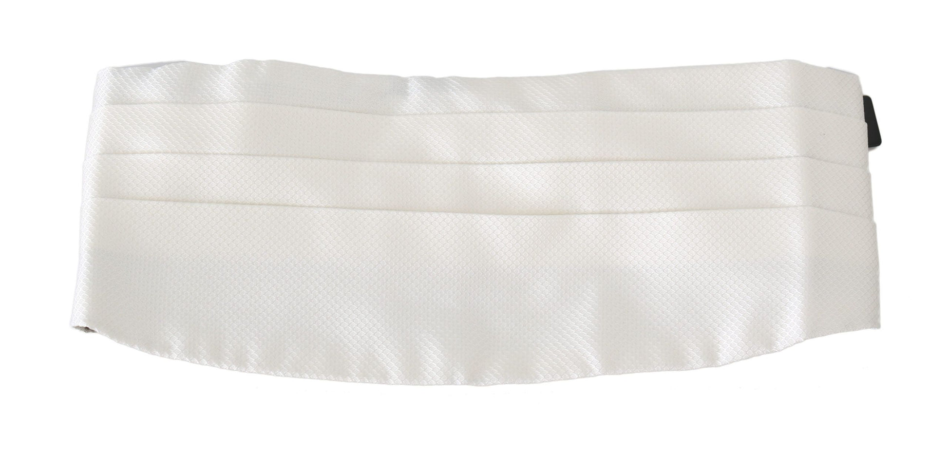 Dolce & Gabbana Elegant Silk White Patterned Cummerbund - KALAJ