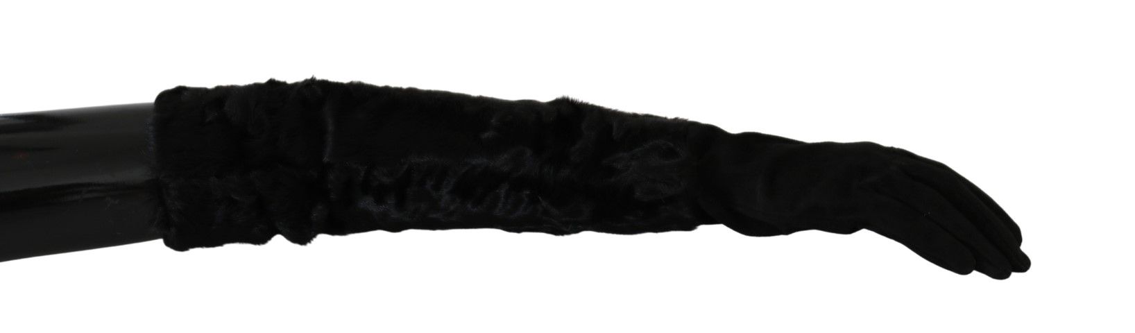 Dolce & Gabbana Elegant Elbow Length Suede Gloves - KALAJ