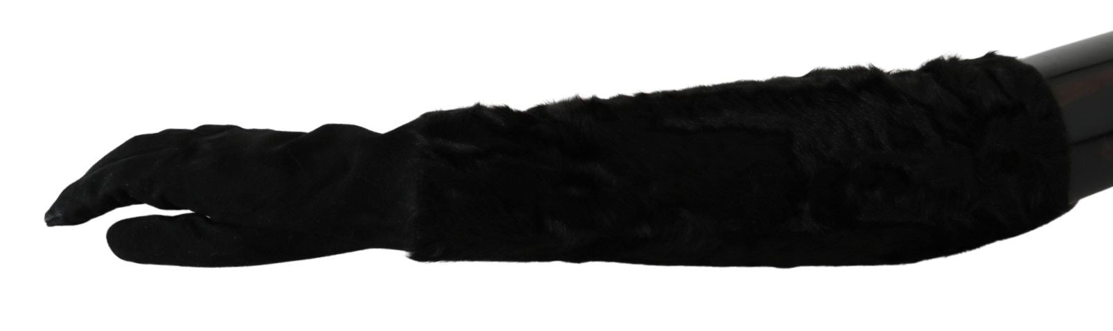 Dolce & Gabbana Elegant Elbow Length Suede Gloves - KALAJ