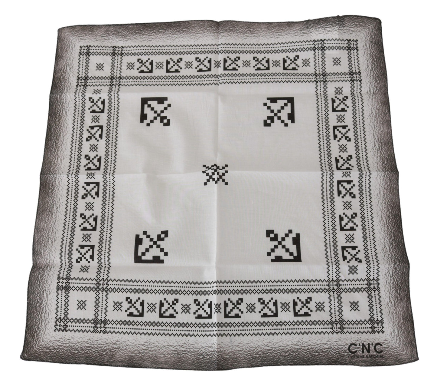 Costume National Chic White Cotton Men's Scarf - KALAJ