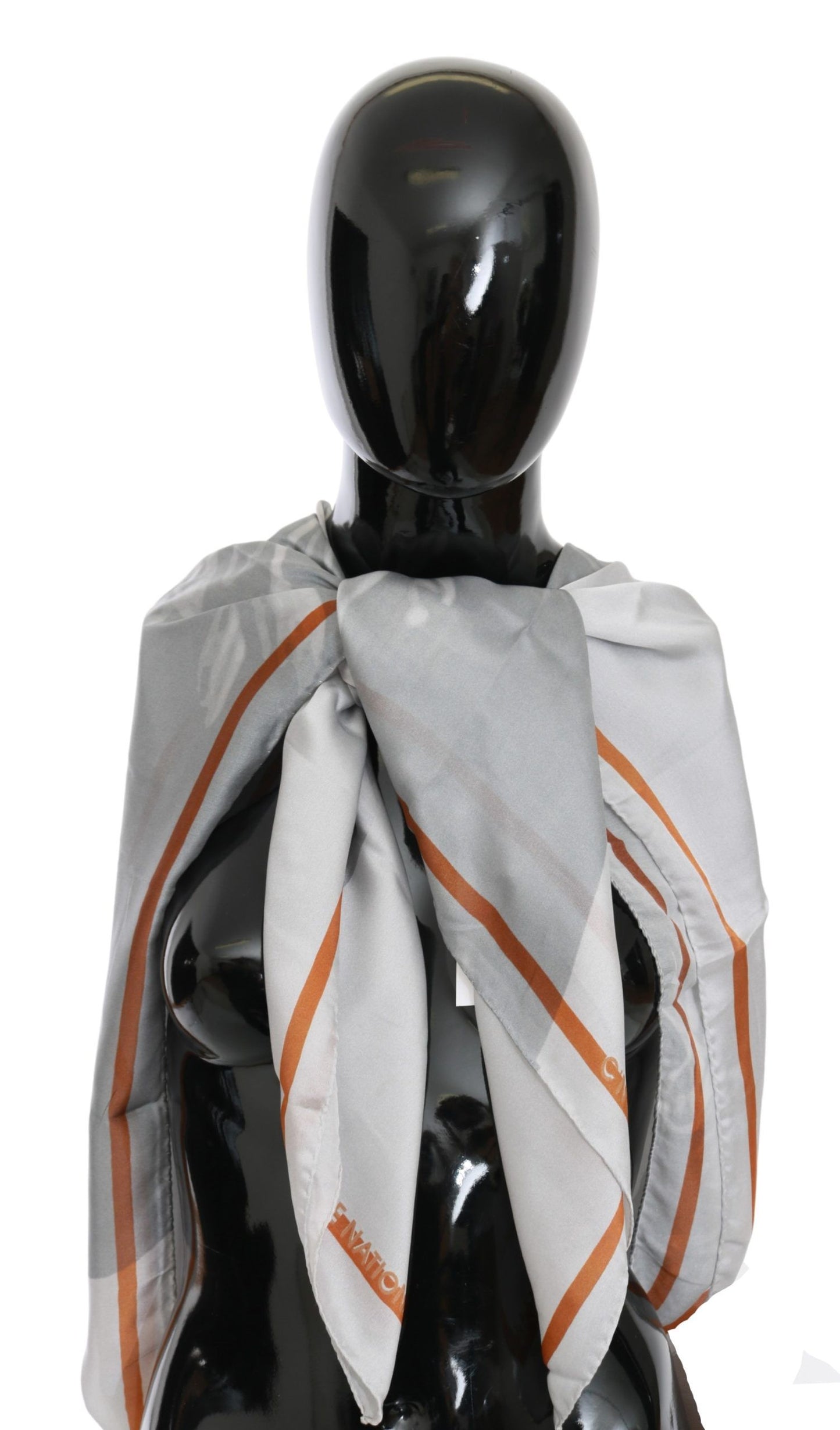 Costume National Elegant Silk Floral Scarf - KALAJ