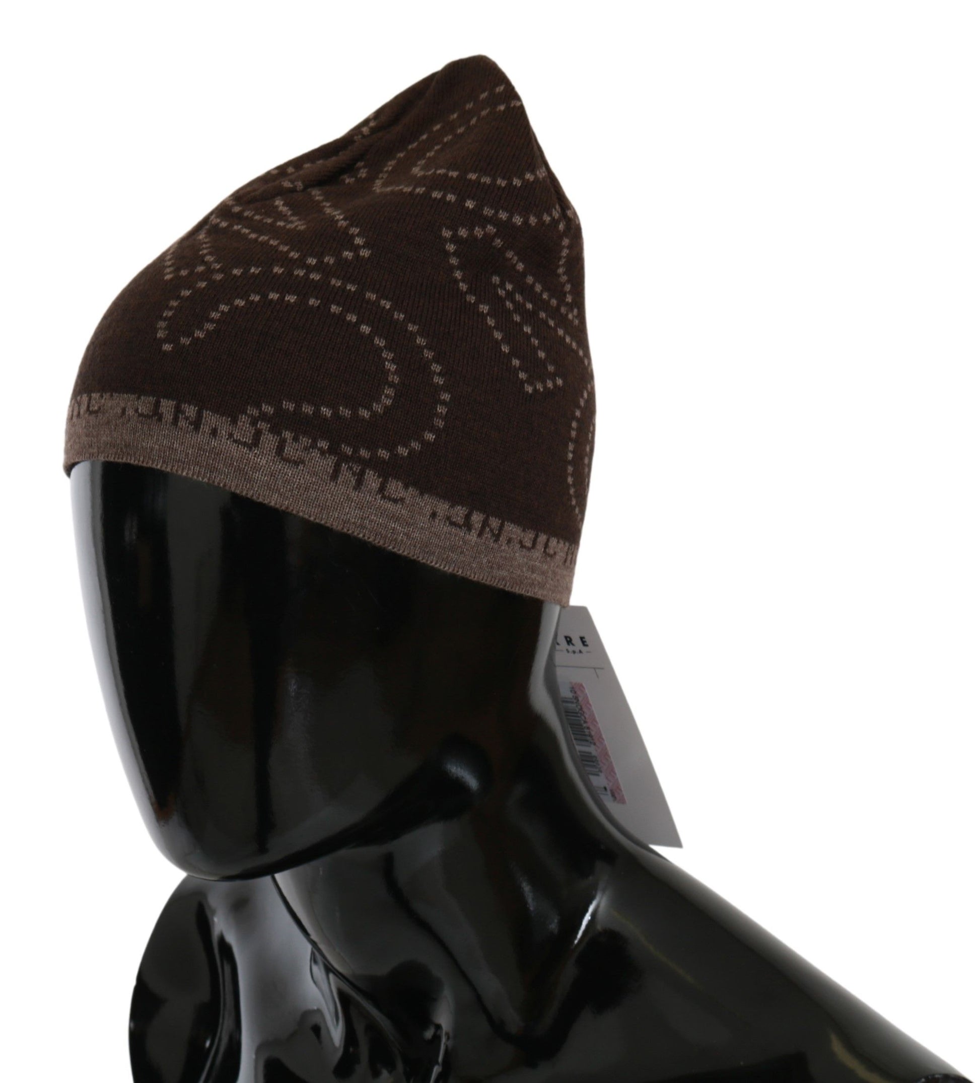 Costume National Chic Two-Tone Wool Blend Beanie - KALAJ