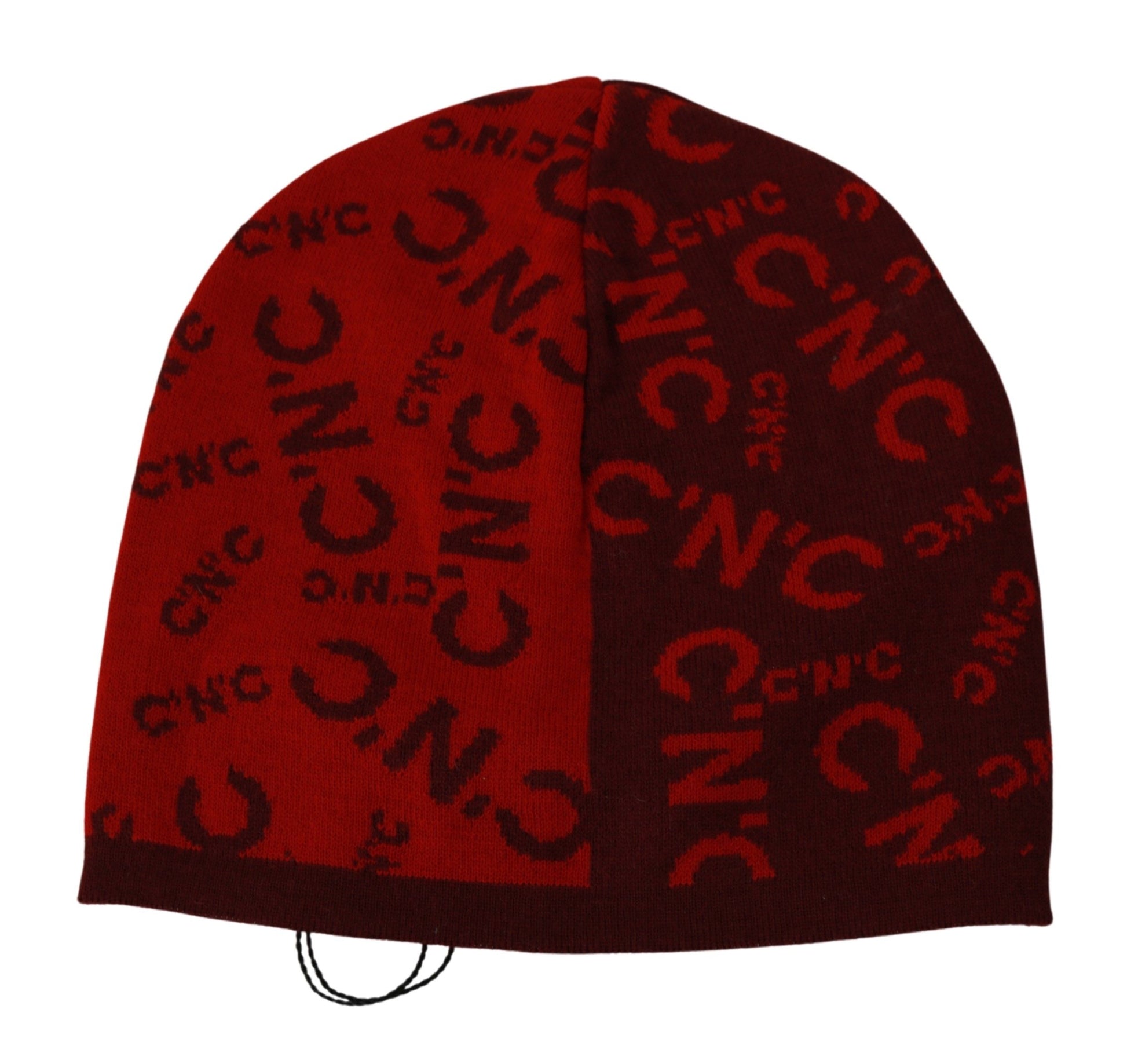 Costume National Chic Red Beanie Wool Blend - KALAJ