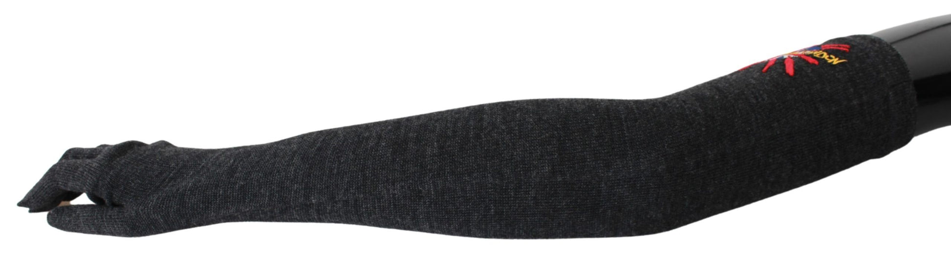 Dolce & Gabbana Elegant Elbow Length Woolen Gloves - KALAJ