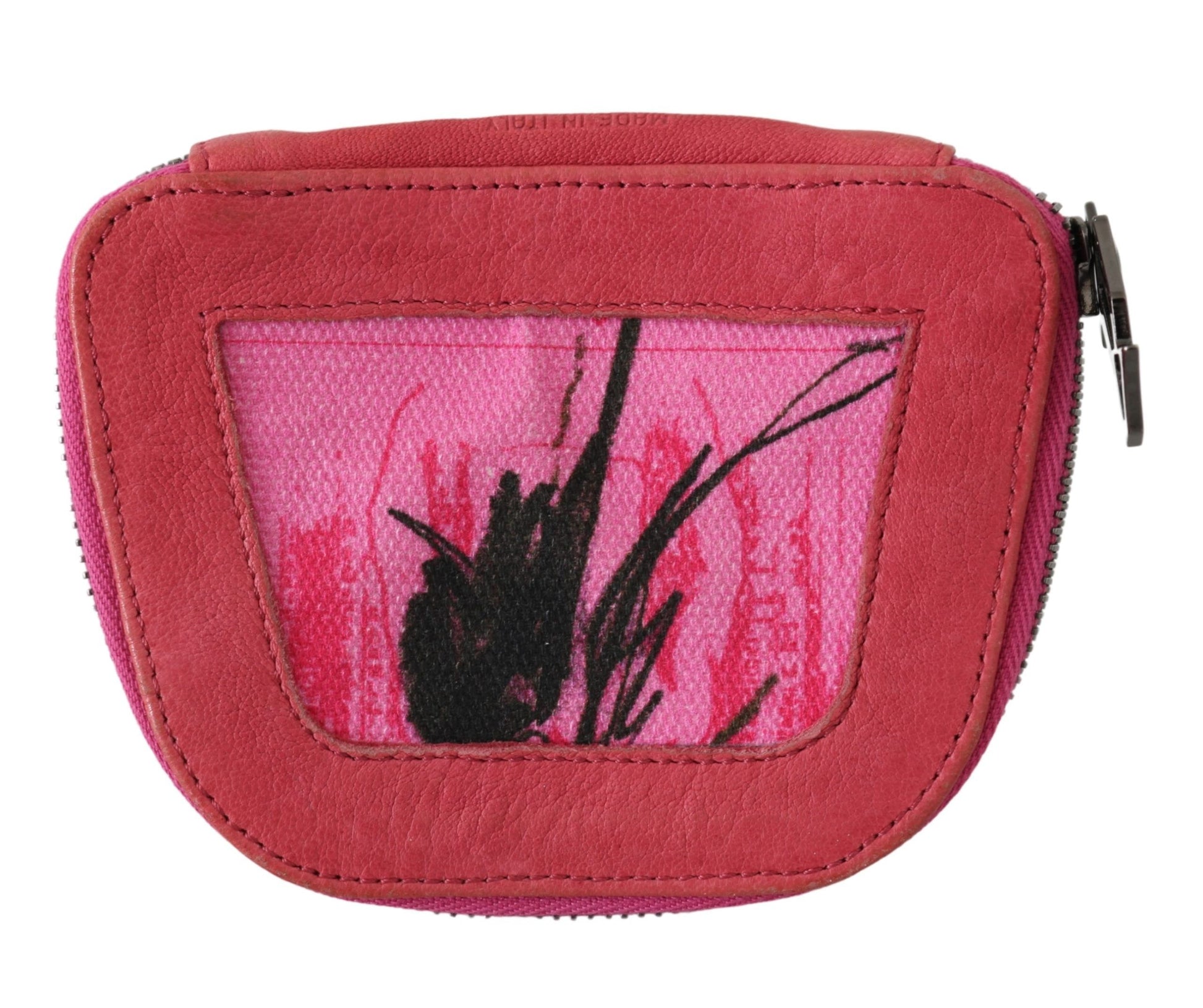 PINKO Elegant Pink Fabric Coin Wallet - KALAJ