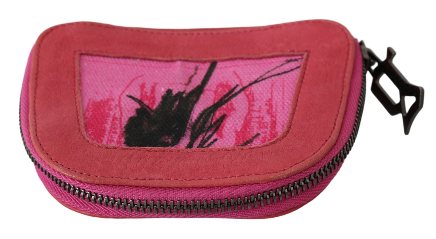 PINKO Elegant Pink Fabric Coin Wallet - KALAJ