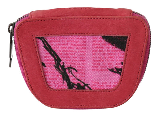 PINKO Elegant Pink Fabric Coin Wallet - KALAJ