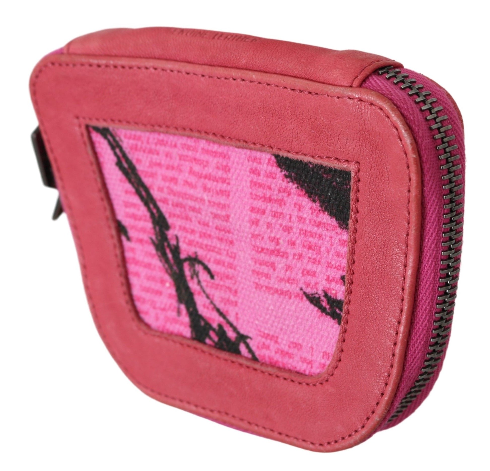 PINKO Elegant Pink Fabric Coin Wallet - KALAJ