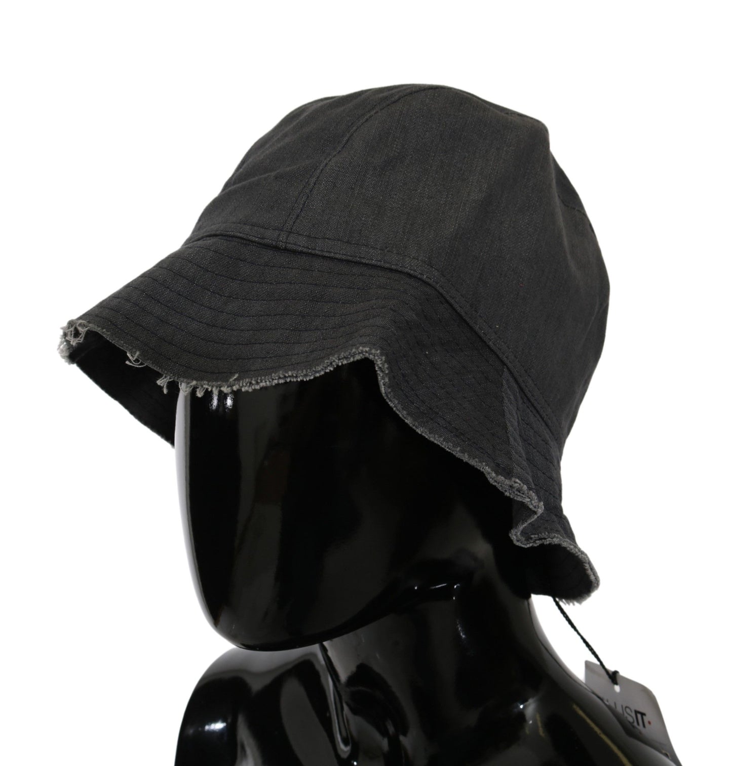 Costume National Chic Black Bucket Hat - Timeless Accessory - KALAJ