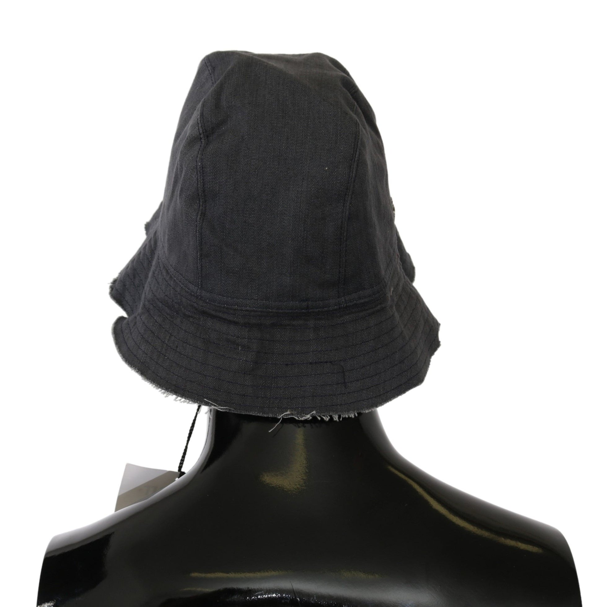 Costume National Chic Black Bucket Hat - Timeless Accessory - KALAJ