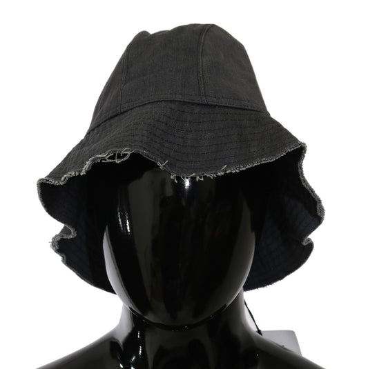 Costume National Chic Black Bucket Hat - Timeless Accessory - KALAJ