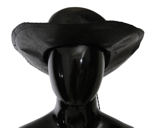 Costume National Chic Black Floppy Hat - Timeless Elegance - KALAJ