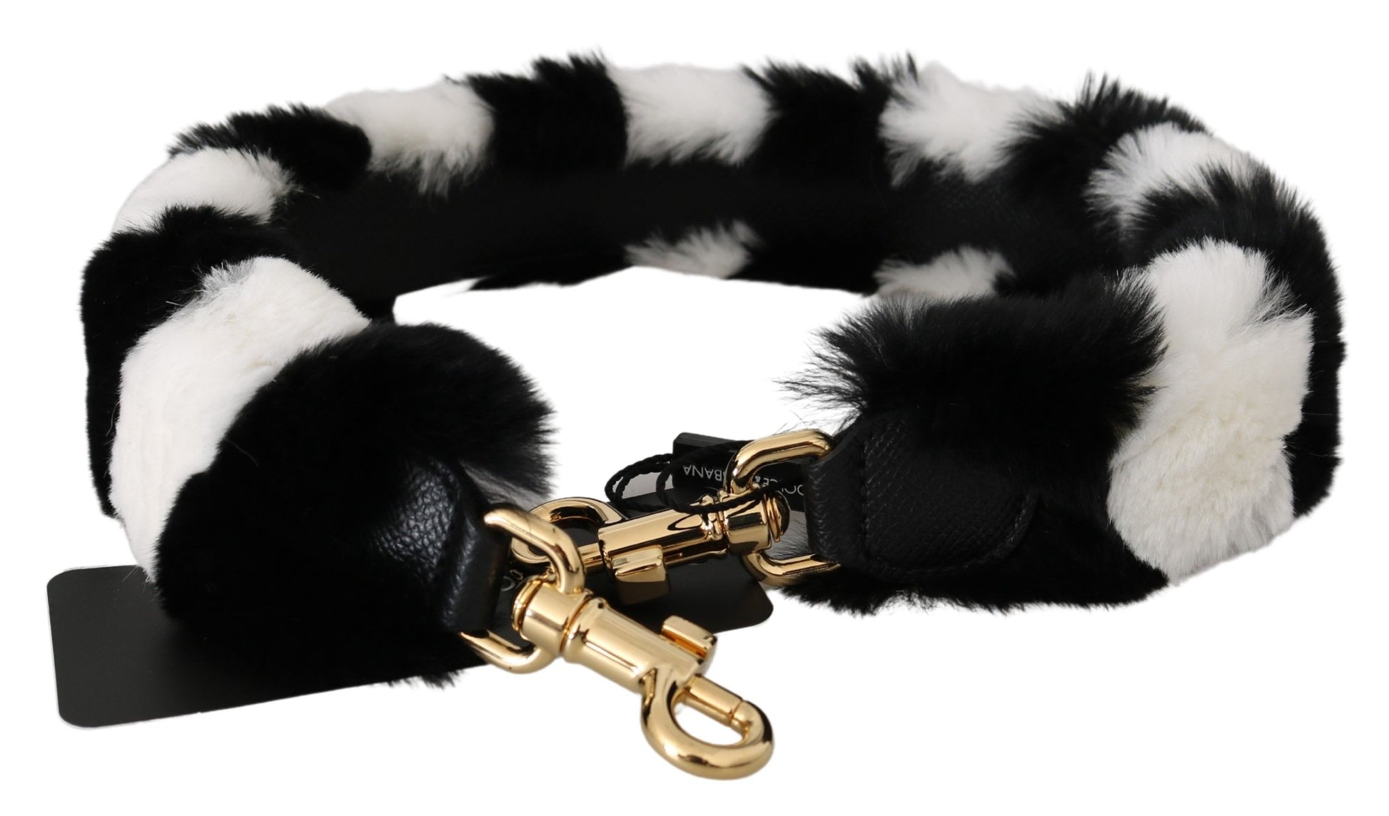 Dolce & Gabbana Elegant Fur Shoulder Strap Accessory - KALAJ