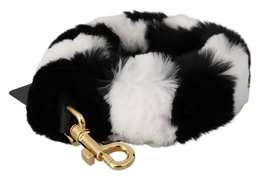 Dolce & Gabbana Elegant Fur Shoulder Strap Accessory - KALAJ