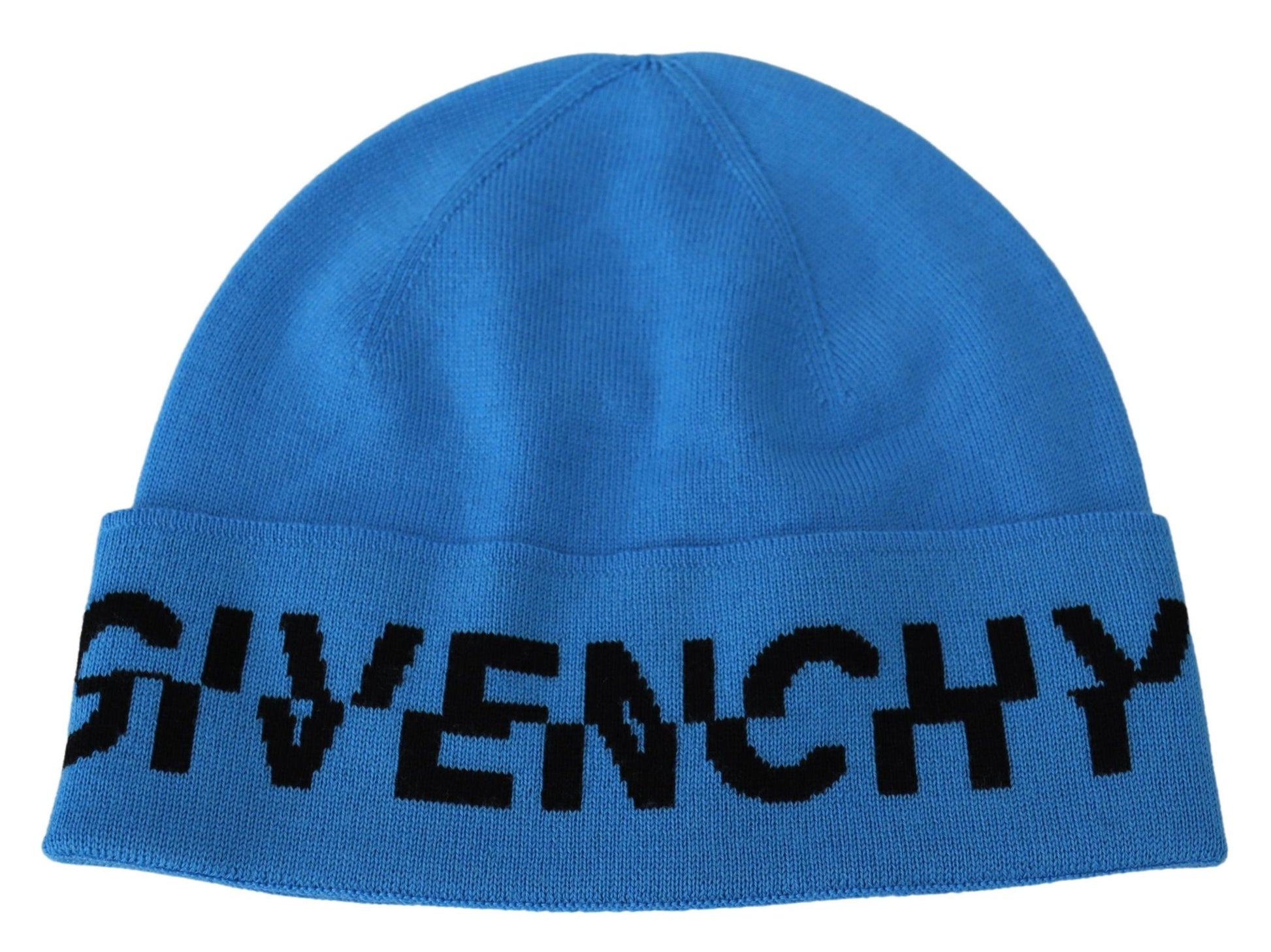 Givenchy Chic Woolen Beanie with Signature Black Logo - KALAJ