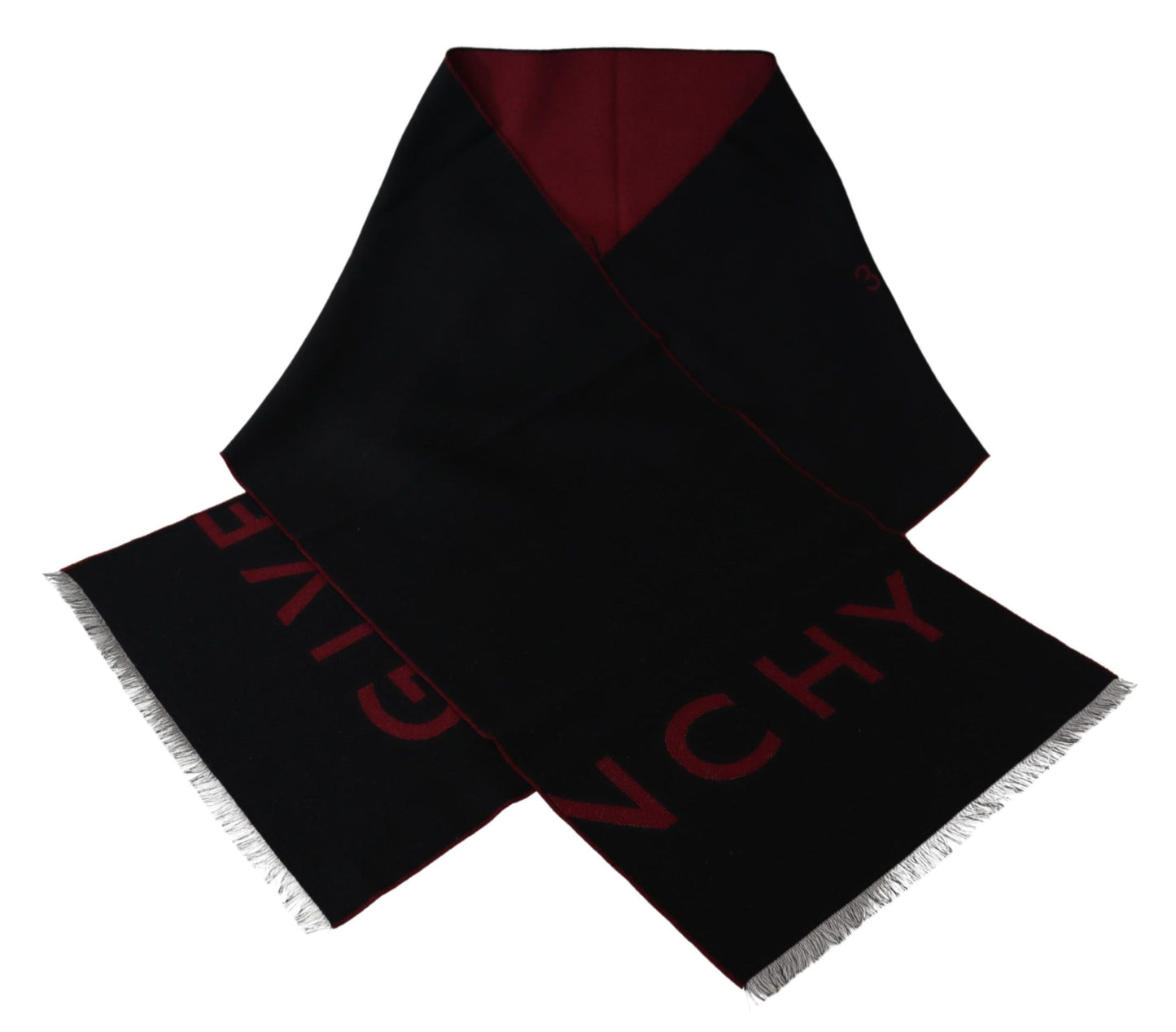 Givenchy Elegant Unisex Wool Silk Blend Scarf - KALAJ