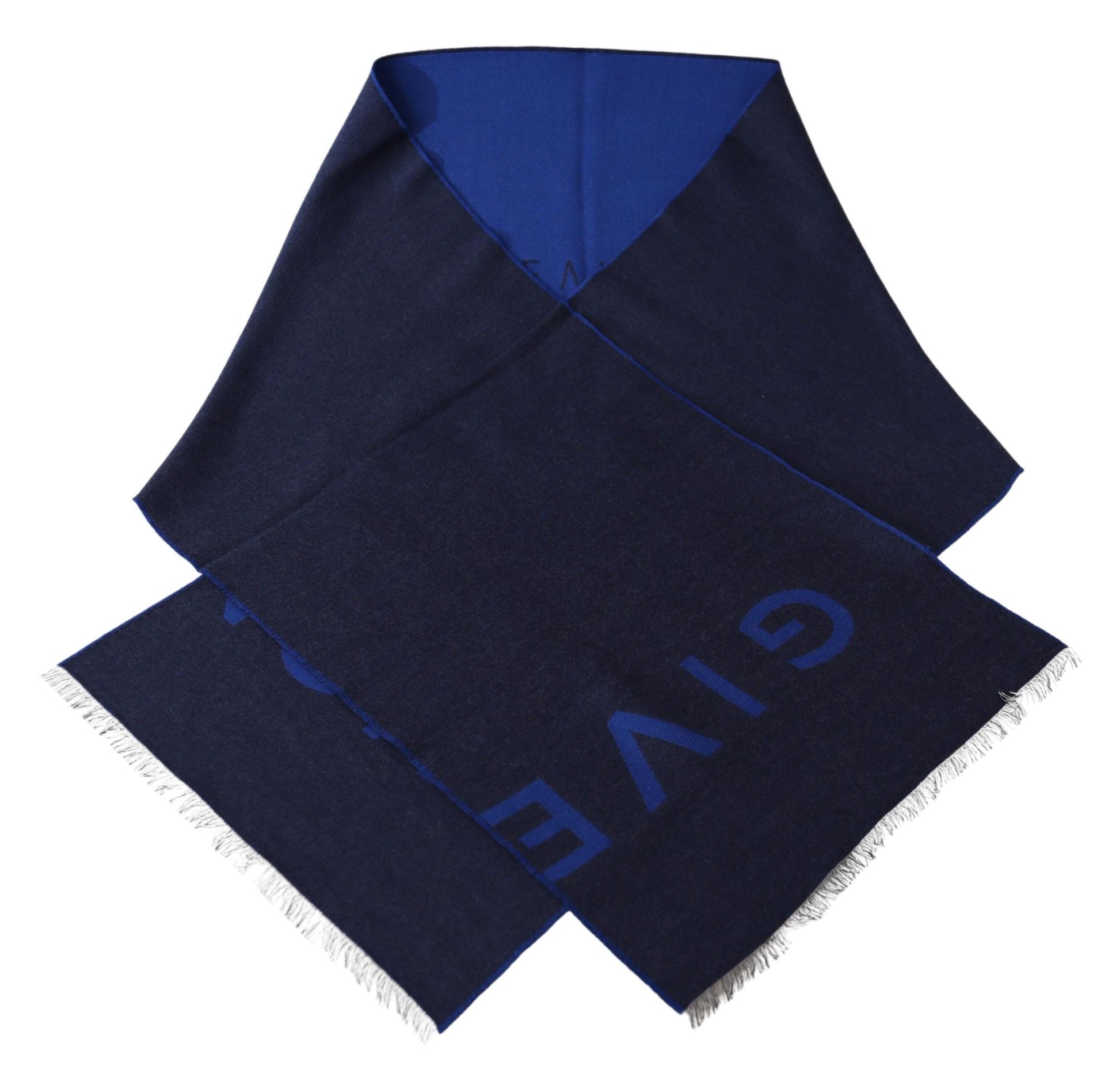 Givenchy Elegant Unisex Wool Silk Blend Scarf - KALAJ