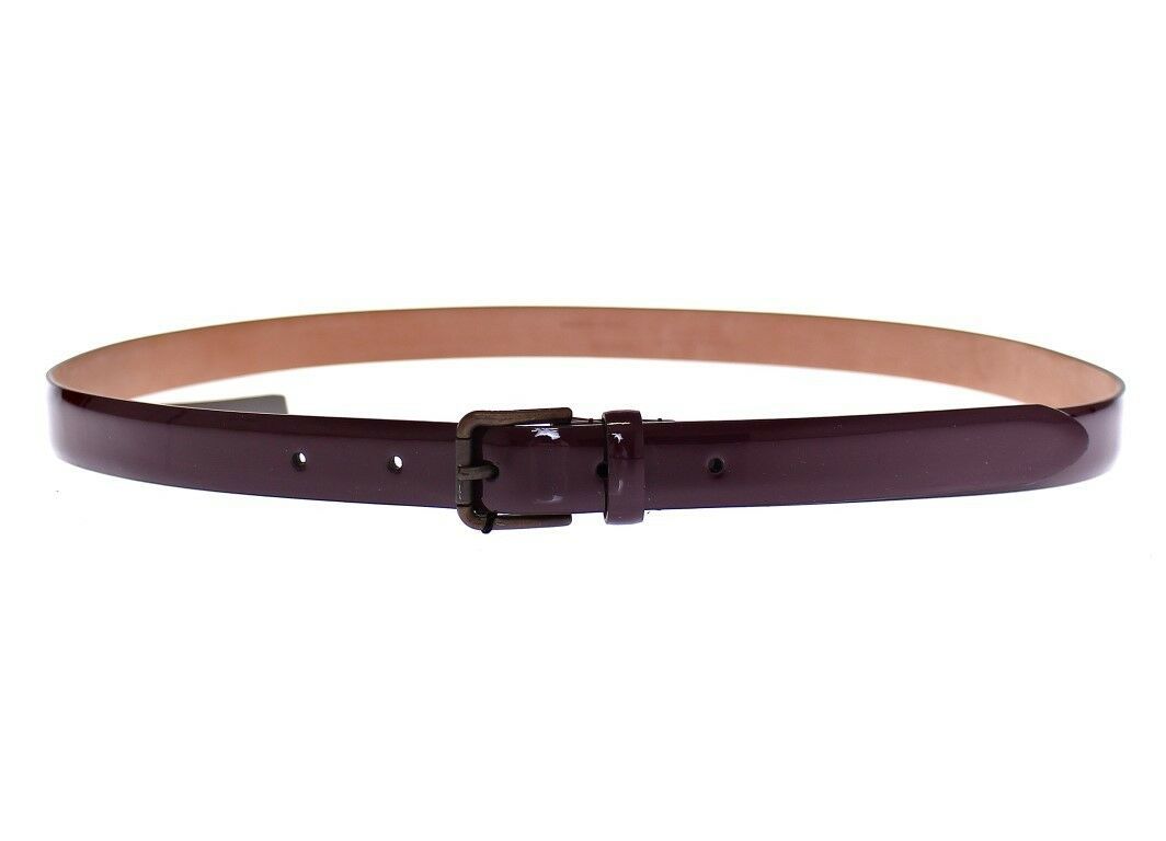 Dolce & Gabbana Elegant Purple Leather Belt - KALAJ