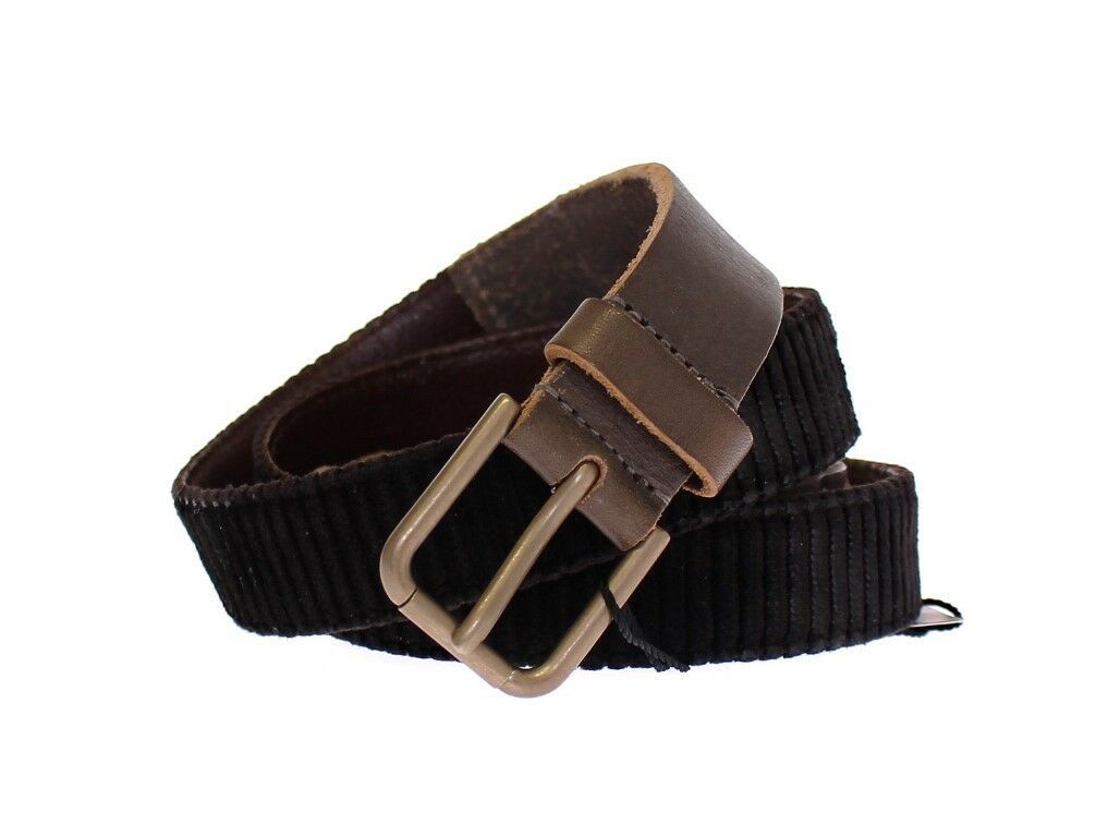 Dolce & Gabbana Elegant Leather-Cotton Fusion Men's Belt - KALAJ