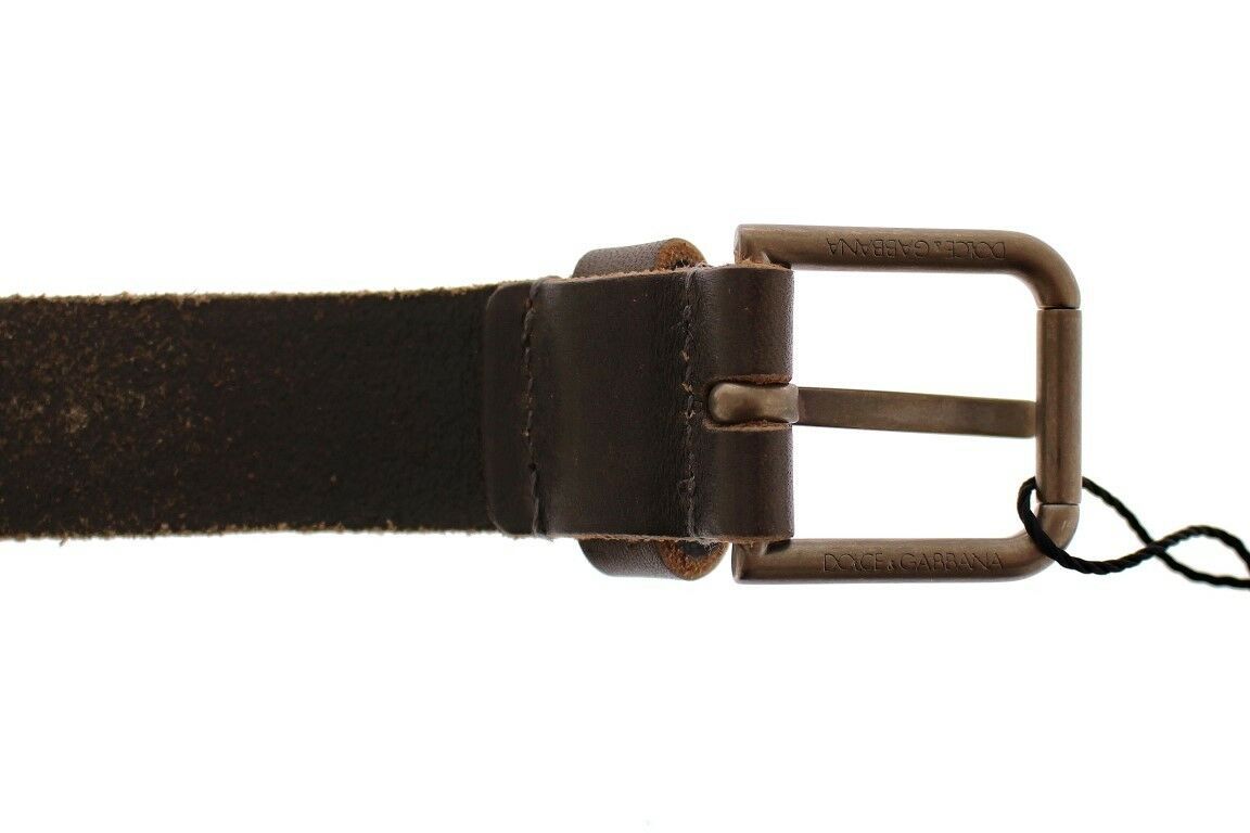 Dolce & Gabbana Elegant Leather-Cotton Fusion Men's Belt - KALAJ