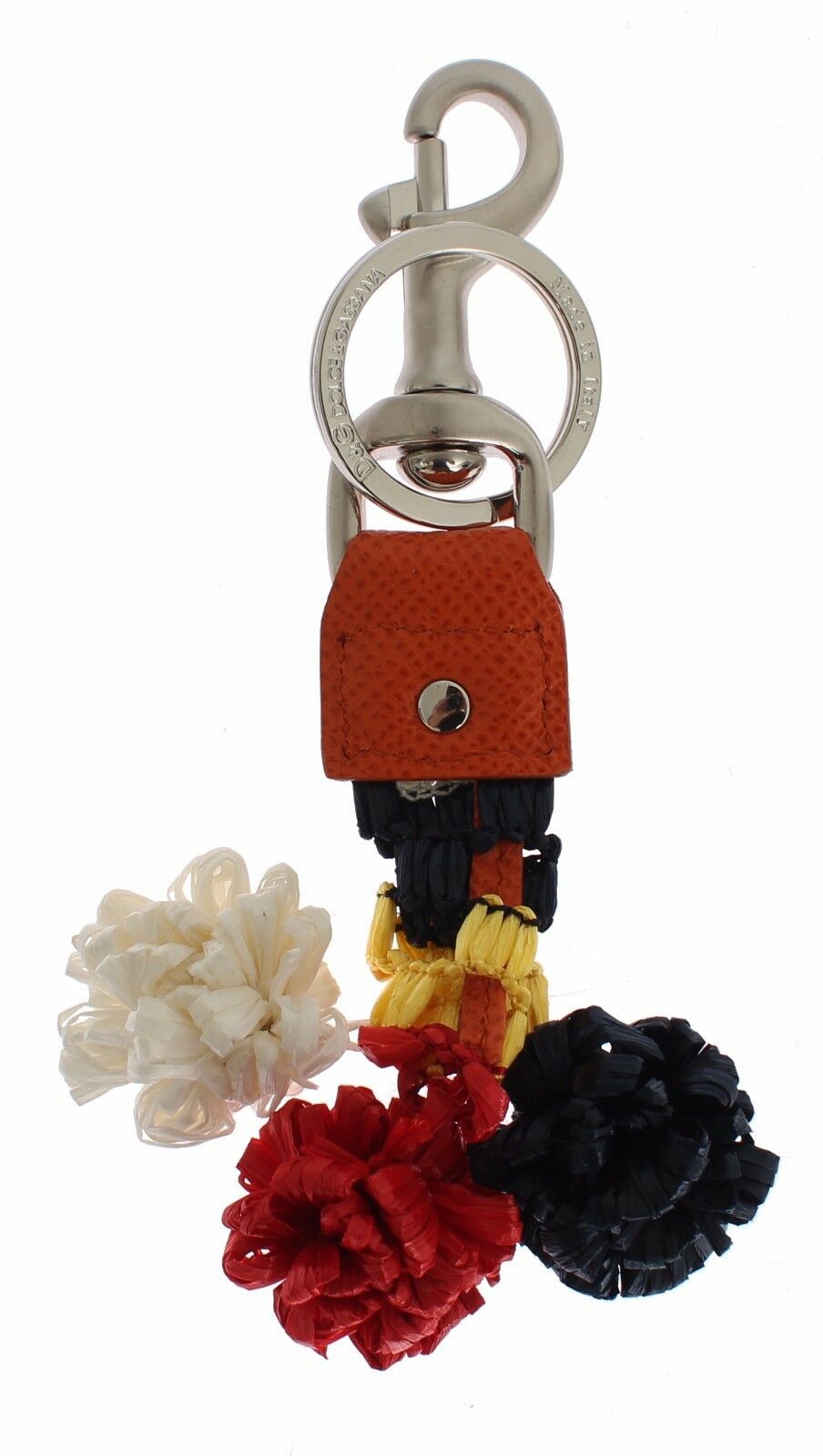 Dolce & Gabbana Sicilian Raffia Charm Keyring - KALAJ