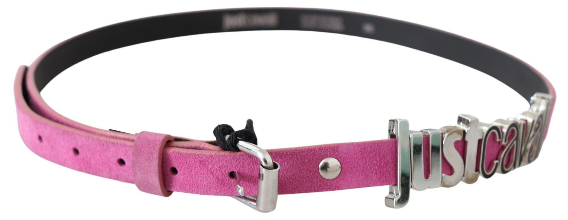 Just Cavalli Fuschia Pink Leather Waist Belt - KALAJ