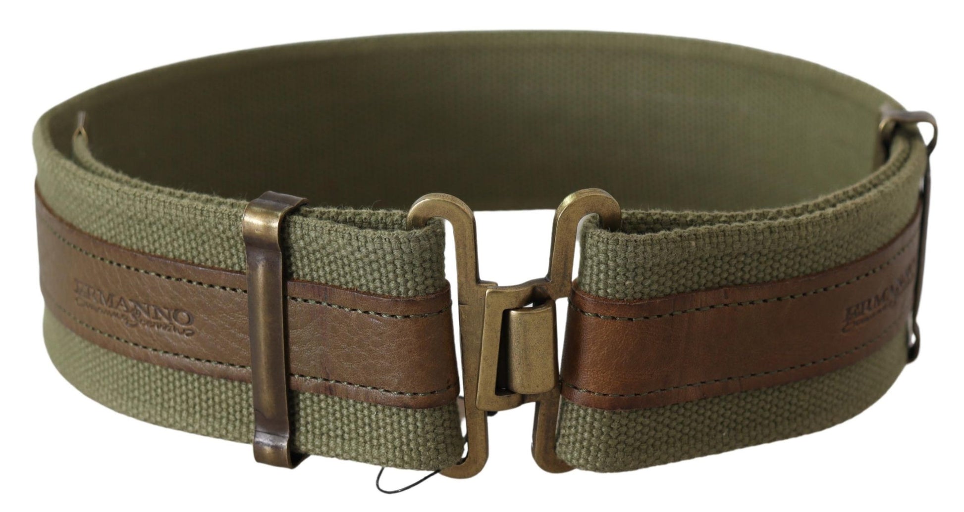 Ermanno Scervino Chic Army Green Rustic Belt - KALAJ