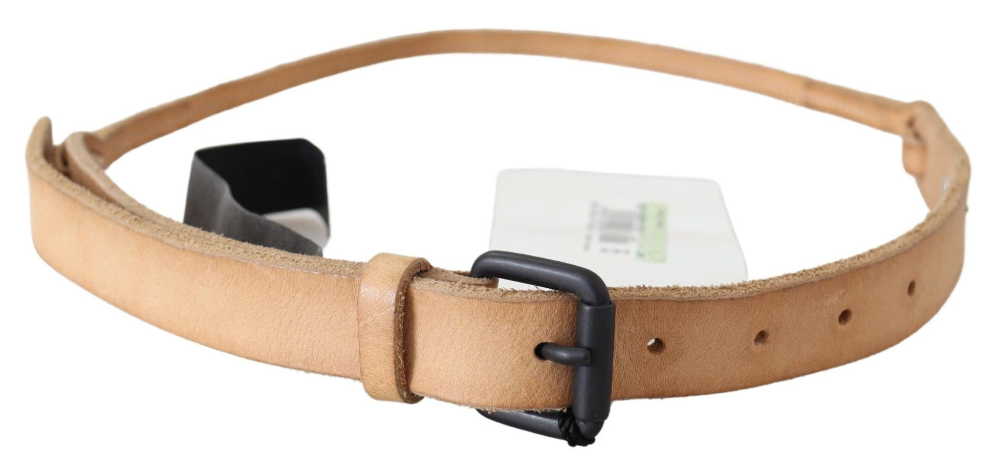 Scervino Street Elegant Brown Leather Fashion Belt - KALAJ