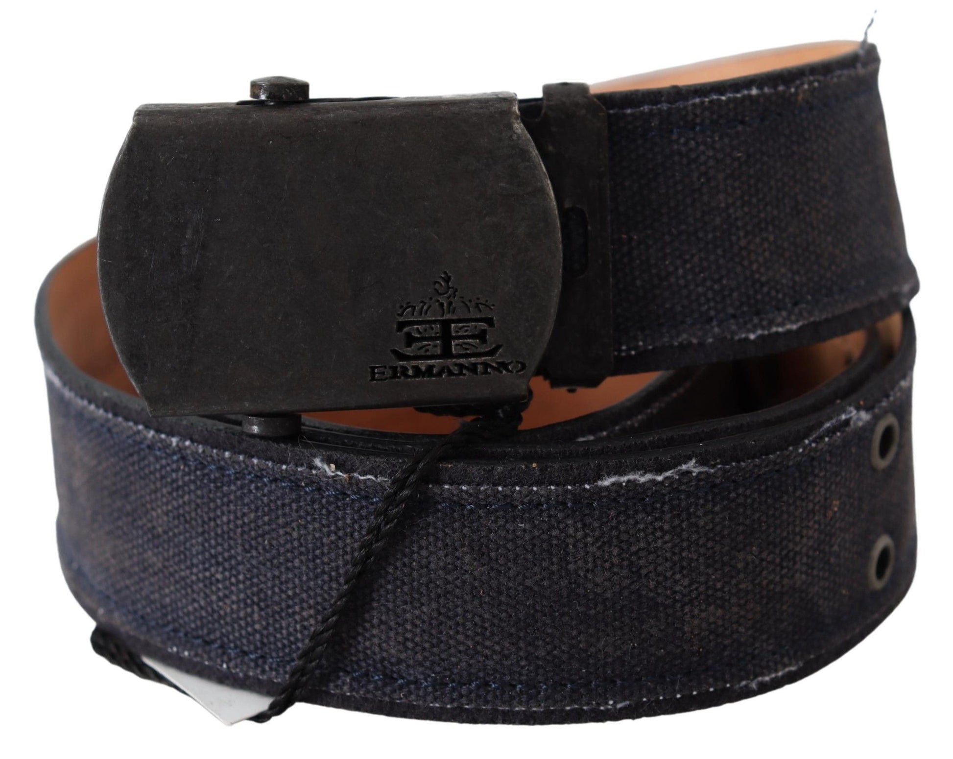 Ermanno Scervino Chic Blue Leather Waist Belt - KALAJ