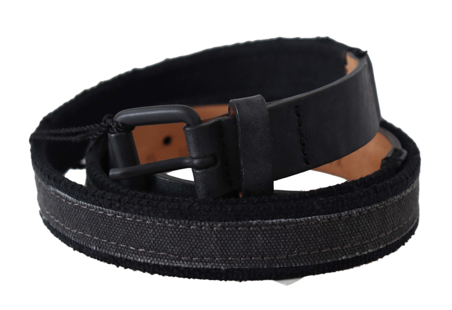 Ermanno Scervino Chic Black Leather Waist Belt - KALAJ