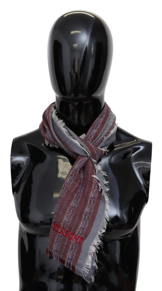 Missoni Chic Multicolor Wool Blend Designer Scarf - KALAJ