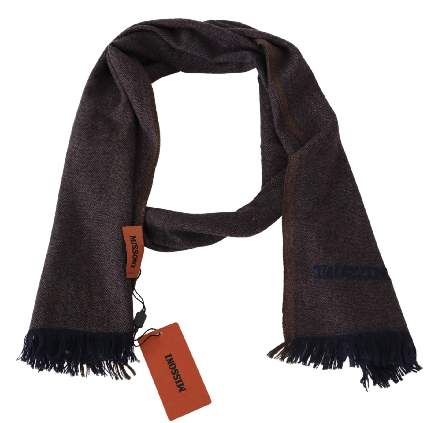 Missoni Elegant Cashmere Unisex Fringed Scarf - KALAJ