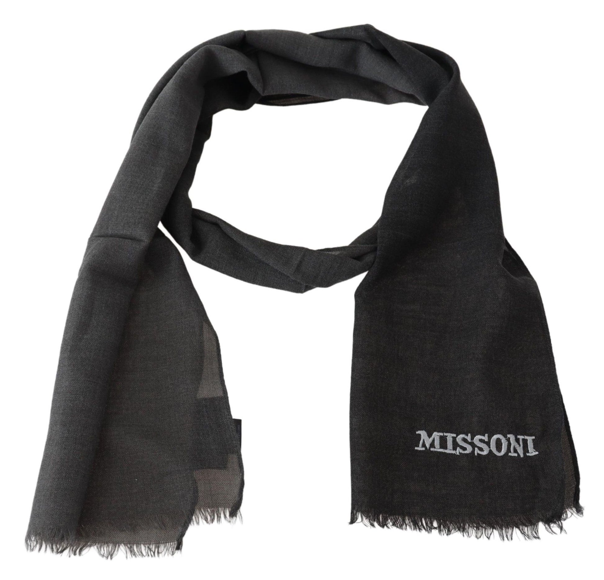 Missoni Sumptuous Wool Scarf with Fringes - KALAJ