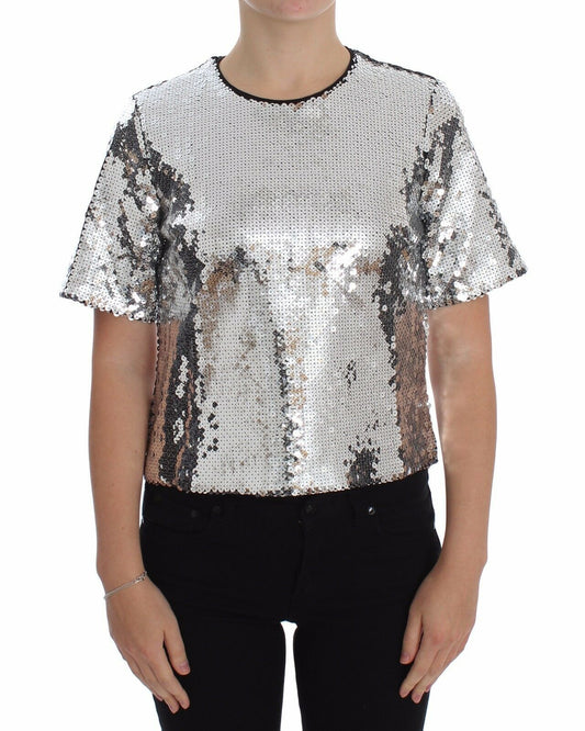 Dolce & Gabbana Sequined Elegance Blouse