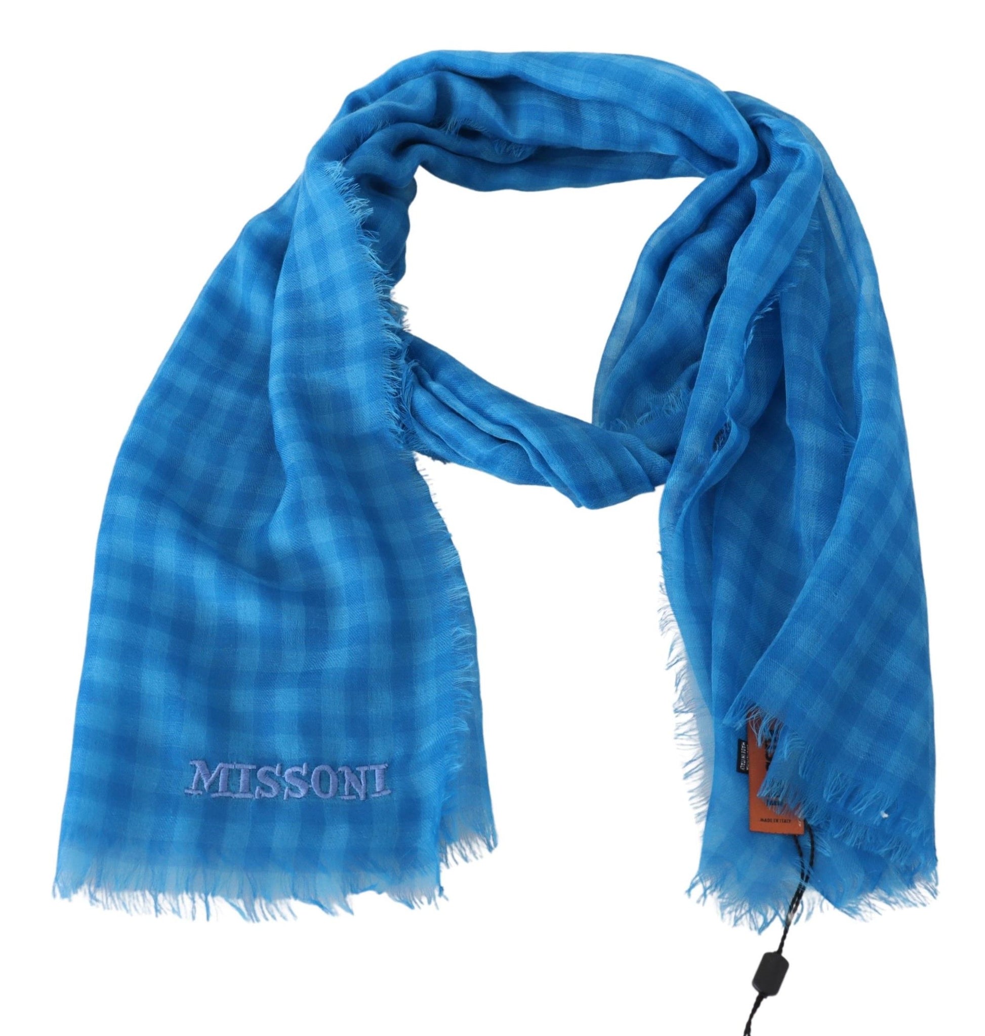 Missoni Chic Checkered Cashmere Scarf - KALAJ