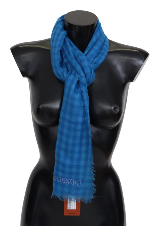 Missoni Chic Checkered Cashmere Scarf - KALAJ