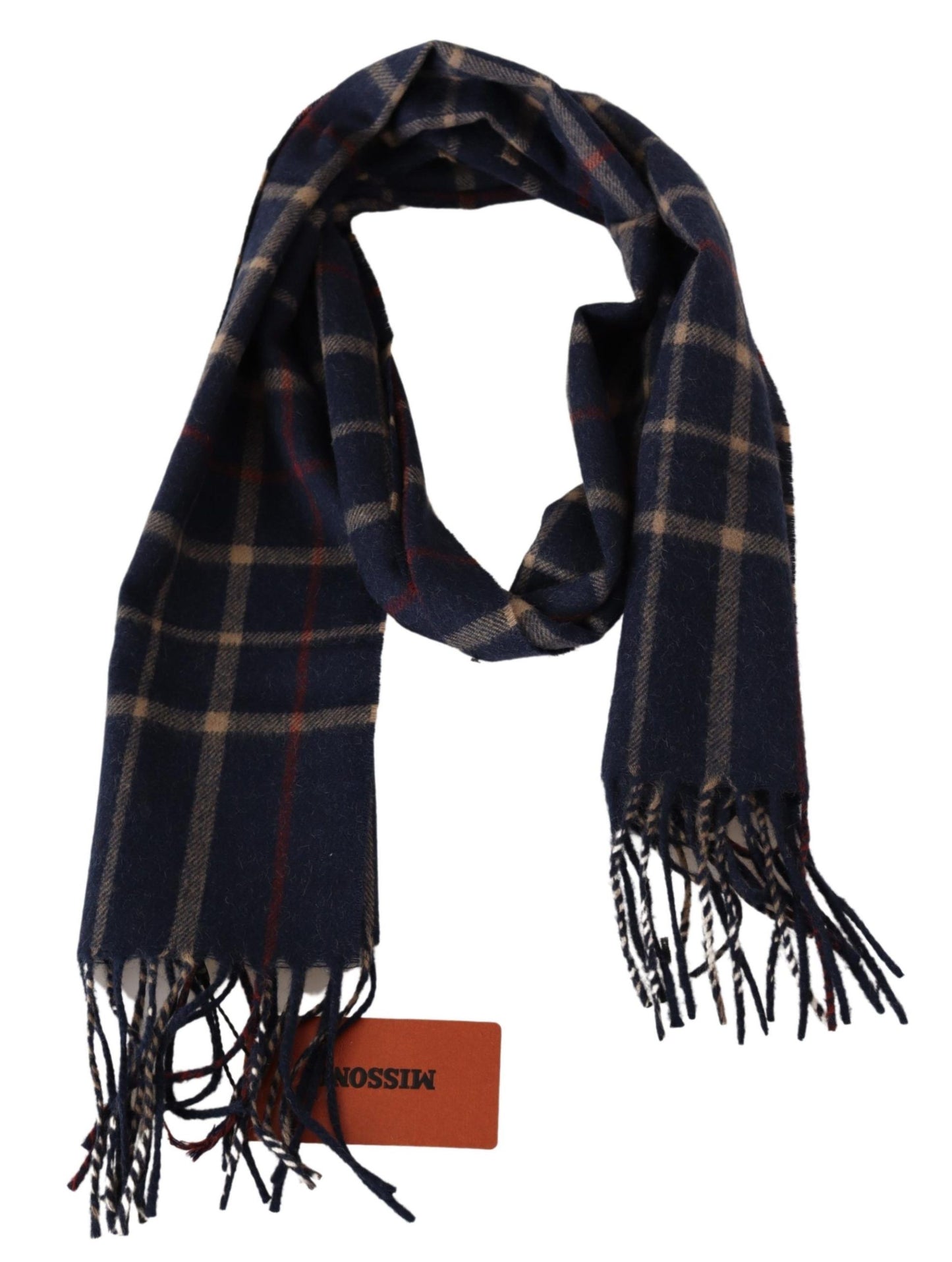 Missoni Chic Unisex Camel Hair Designer Scarf - KALAJ