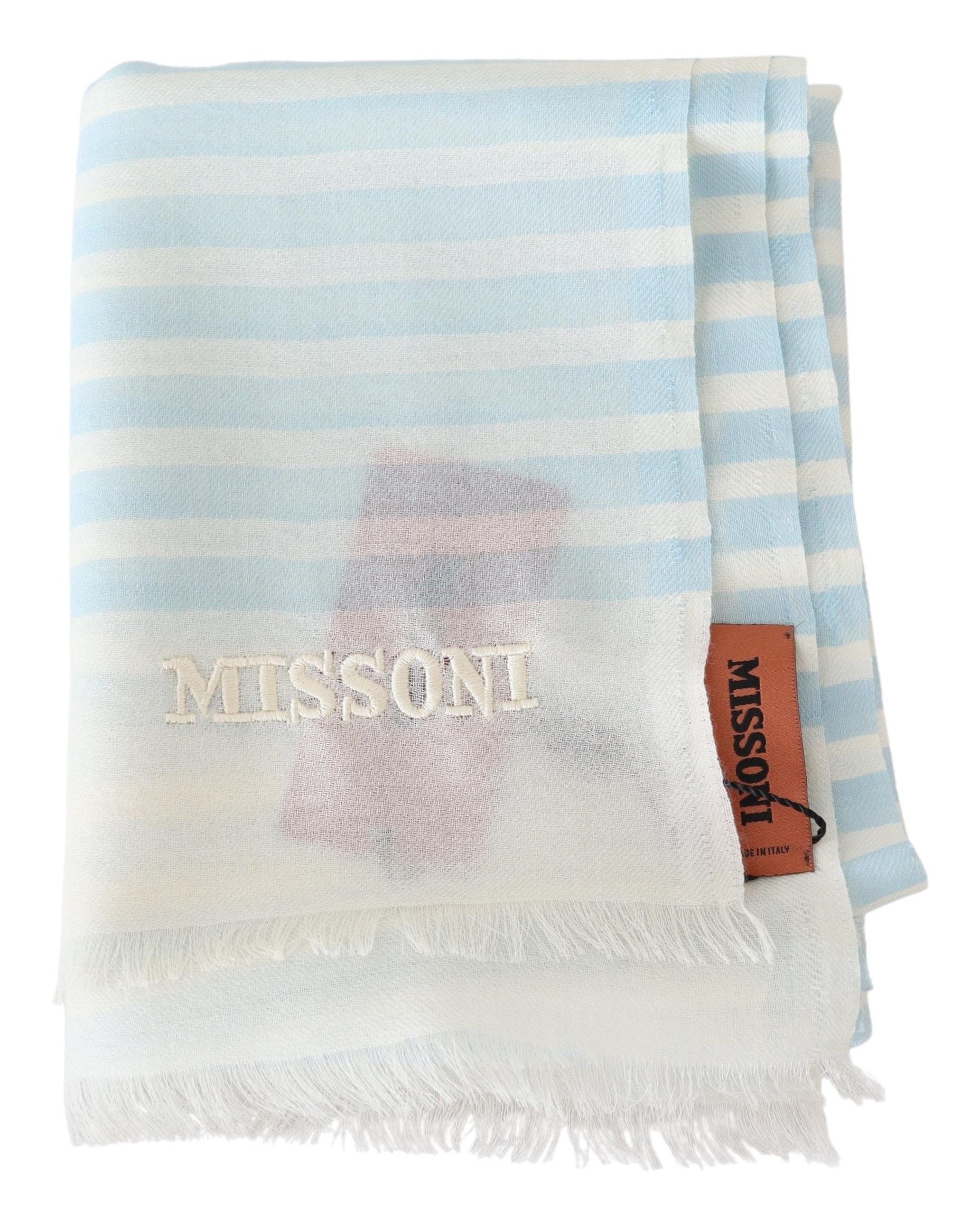 Missoni Elegant Cashmere Scarf with Linear Design - KALAJ