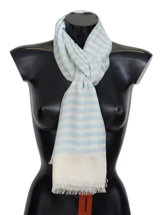 Missoni Elegant Cashmere Scarf with Linear Design - KALAJ