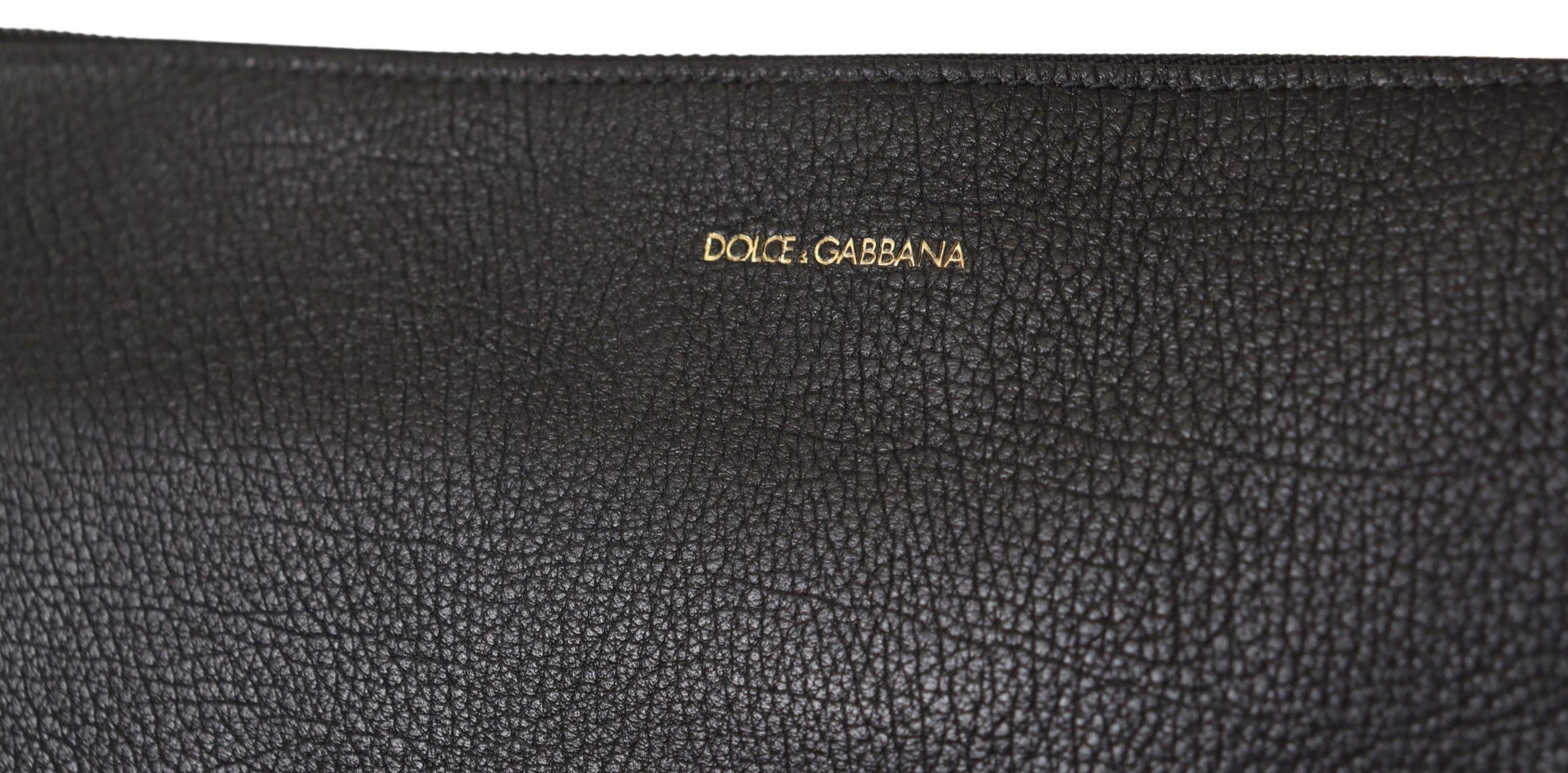 Dolce & Gabbana Elegant Black Leather Sling Shoulder Bag - KALAJ