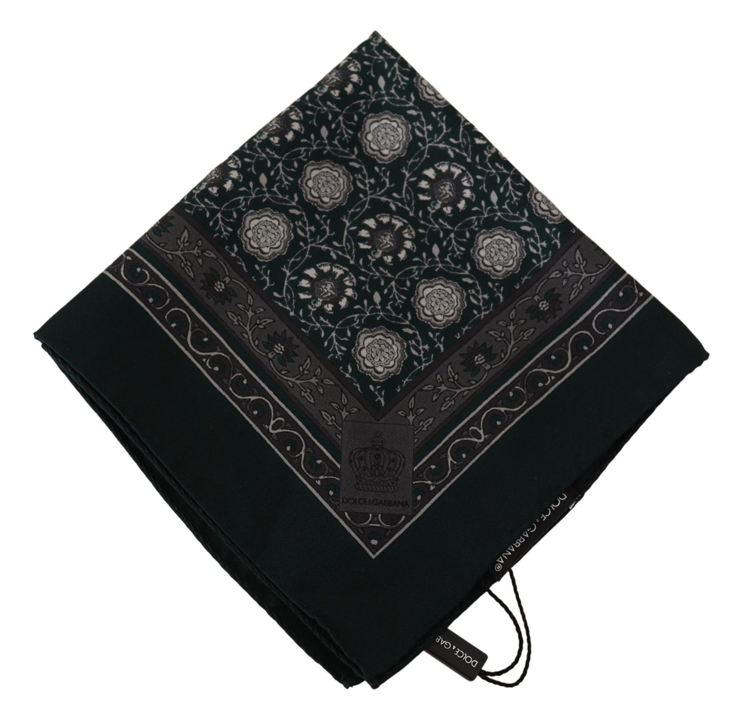 Dolce & Gabbana Exquisite Silk Pocket Square Handkerchief - KALAJ