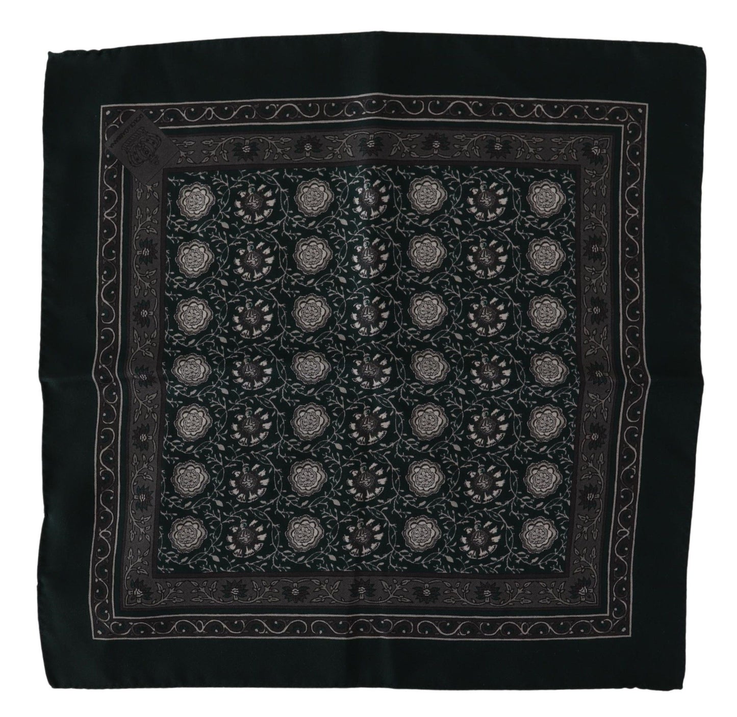 Dolce & Gabbana Exquisite Silk Pocket Square Handkerchief - KALAJ